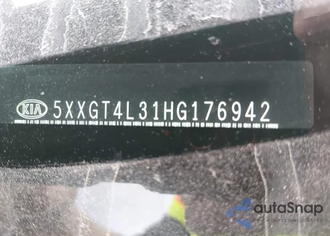 2017 Kia Optima Lx from USA, damaged, VIN 5XXGT4L31HG176942